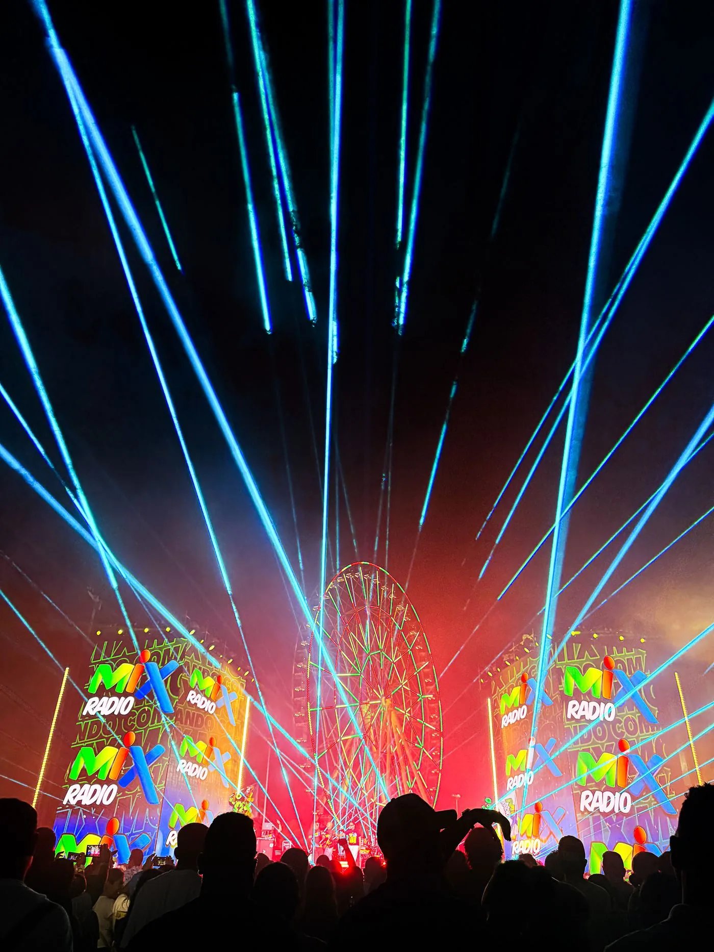 Mix Radio festival láser