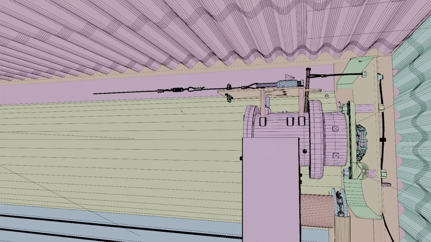 Render wireframe color