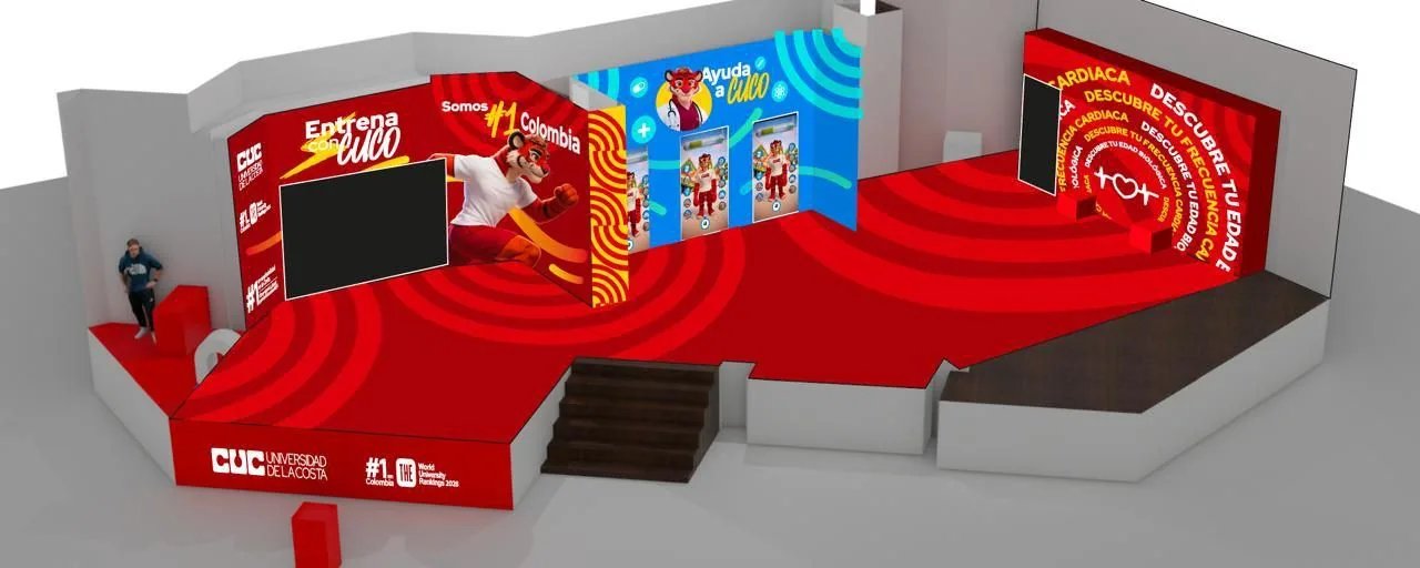 Render stand CUC interactivo